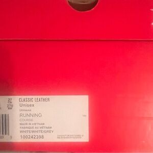 Reebok Classic Leather Shoes - White and Gray